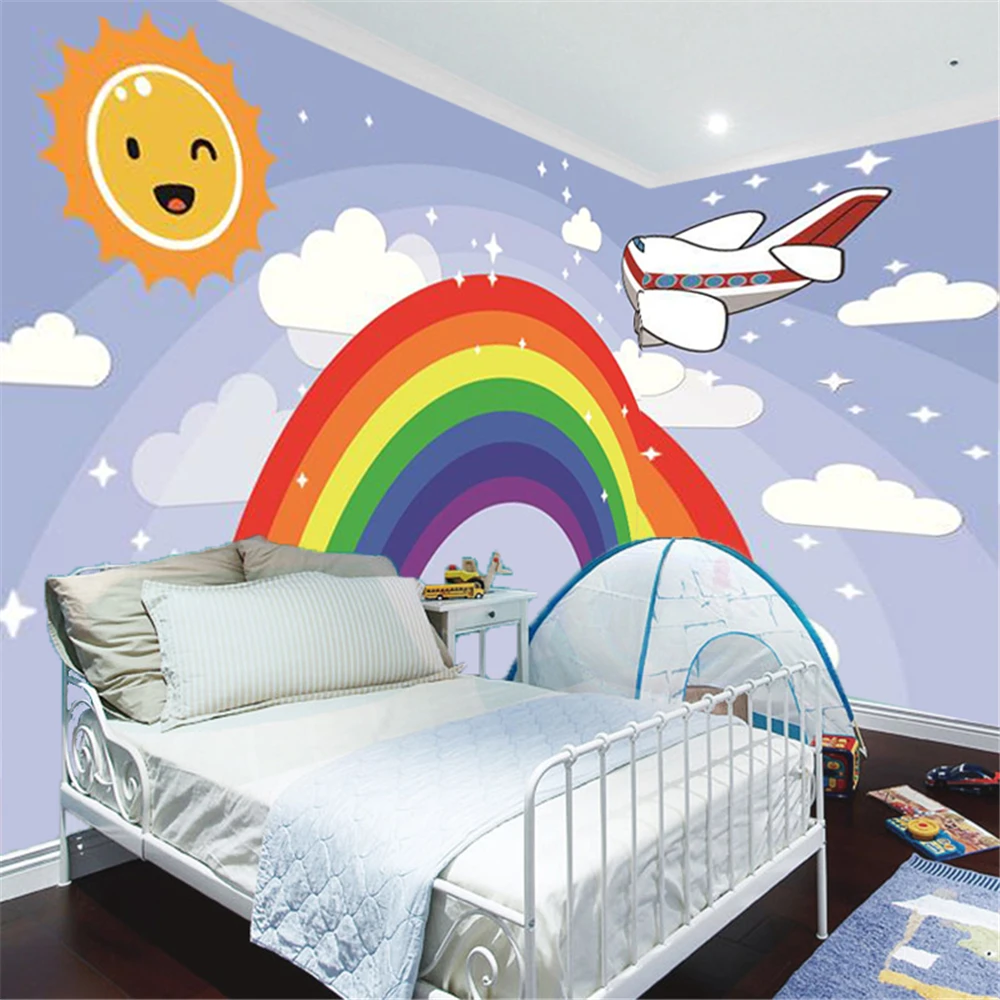 Rainbow Bedroom Walls