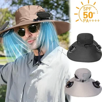 Quick Dry Solar Fan Bucket Hat 2