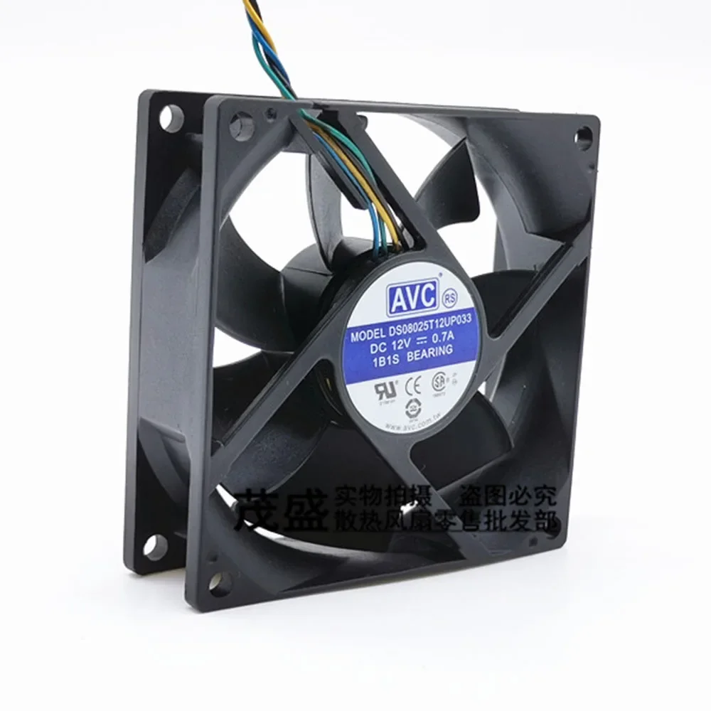 PWM ð ǳ, AVC 8025, 8cm ǳ 4   ds08025t12u, 12V, 0.70a, 4 , 8cm, 80X80X25mm, , ǰ