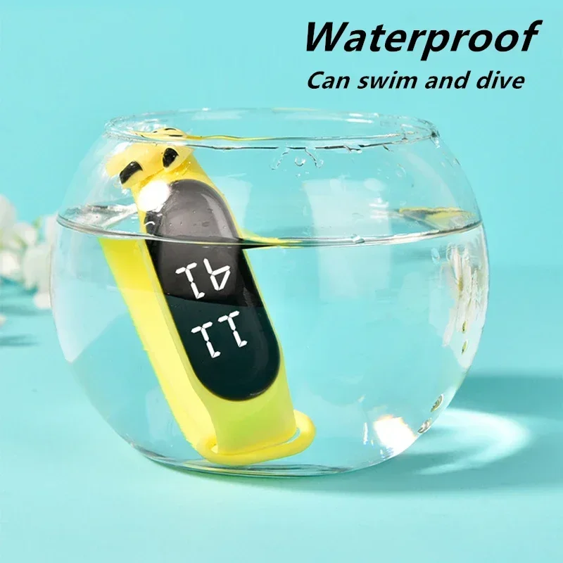 Waterproof Children Smart Watch Boy Girl Cartoon LED Digital Wristwatches Silicone Sport M3-M7 Kids Watch Birthday Gift Bracelet 3