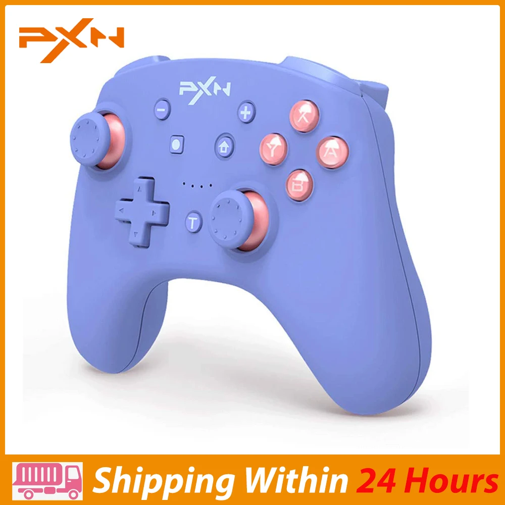 Pxn 9607x Gamepad para Nintendo Switch pc Controller Ios 16 Bluetooth sem Fio para Switch Lite pc Cabo de Dados Usb Nfc Remoto Amibo
