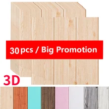 

30Pcs 3D Wall Stickers Peel and Contact Self Adhesive Foam Panels Home Decor Living Room House Decoration Bathroom Brick Sticker