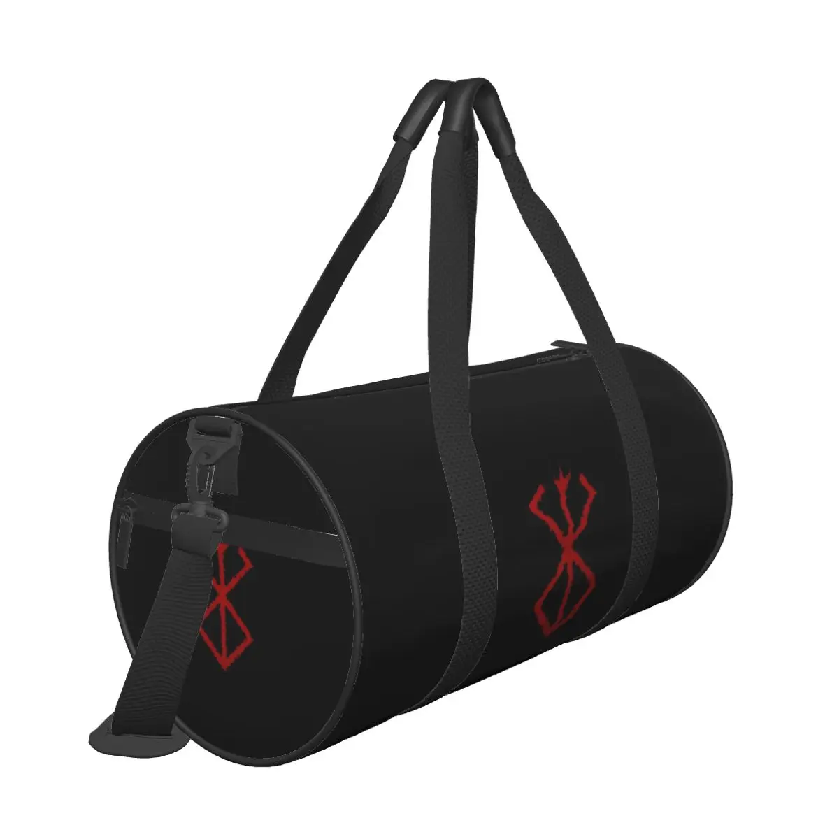 Round Large Capacity Travel Duffel Bag Anime B-Berserk Male Female Large-Capacity Hand Luggage Sports Fitness Bag