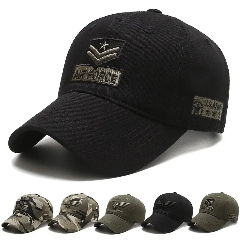 Four Seasons HatsHerren Trendige HüteKoreanische FreizeithüteFrühlings- und Herbst-Outdoor-SonnenhüteCamouflage-Baseballmützen für Herren