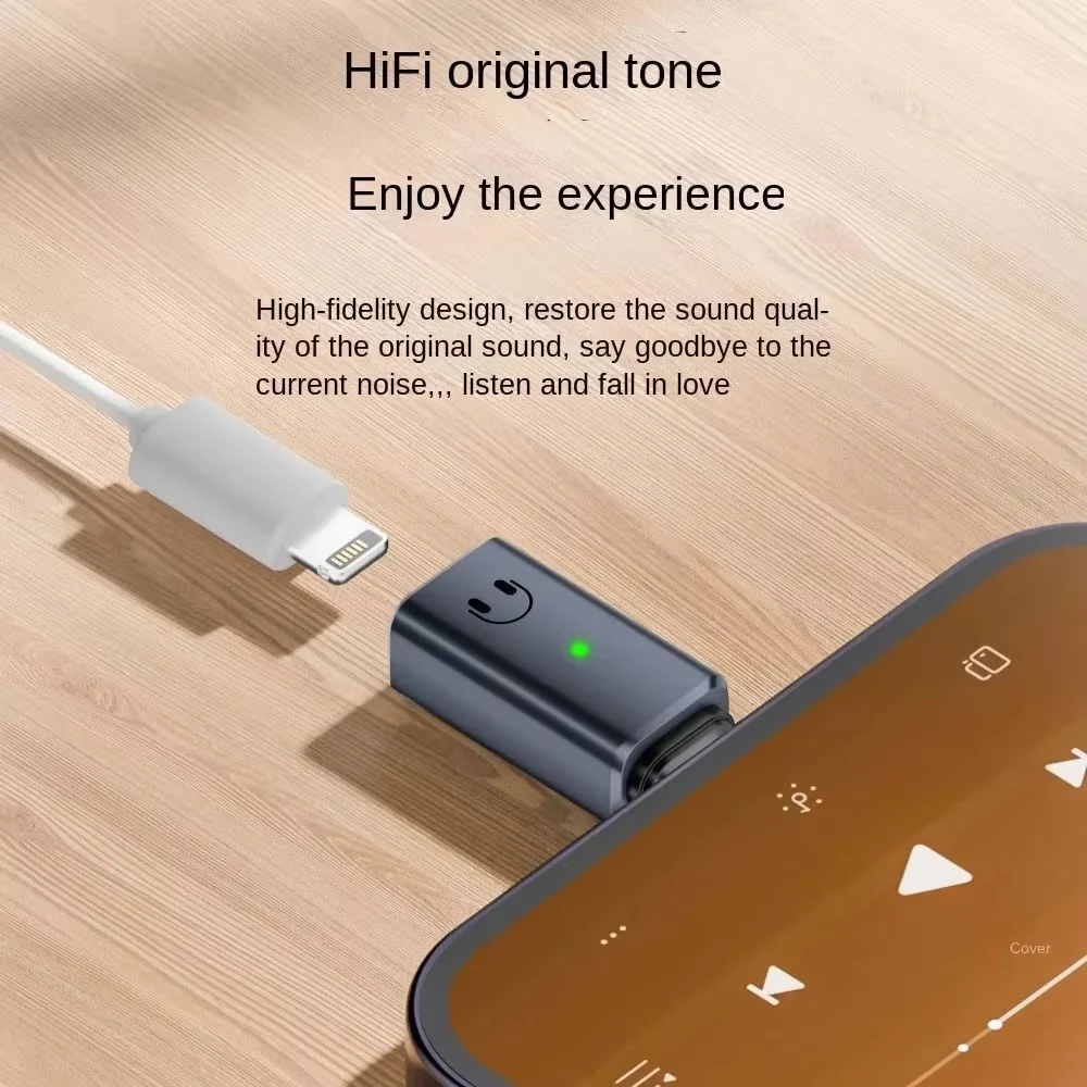 타입 C - IOS 헤드폰 오디오 어댑터 USB C(남성) - IOS(여성) 커넥터 아이폰 16 아이패드 삼성 맥북 이어폰 변환기