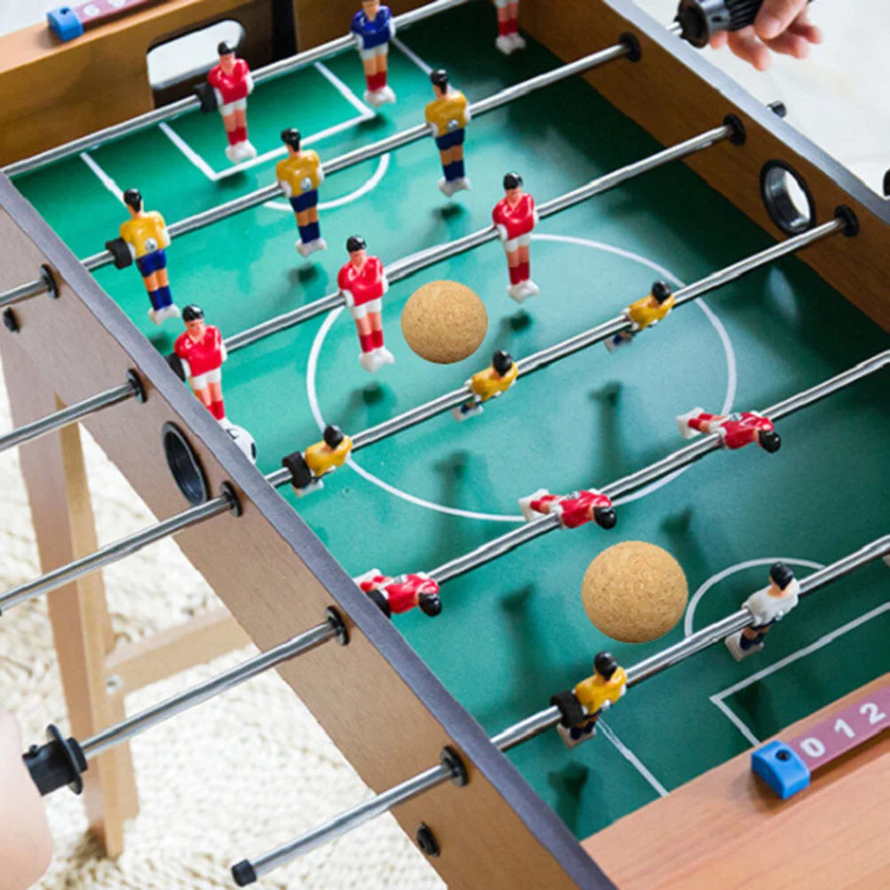 6 Pcs Table Soccer Professional Cork Foosball Wear-resistant Mini Kids Multi-function Replaceable Supply