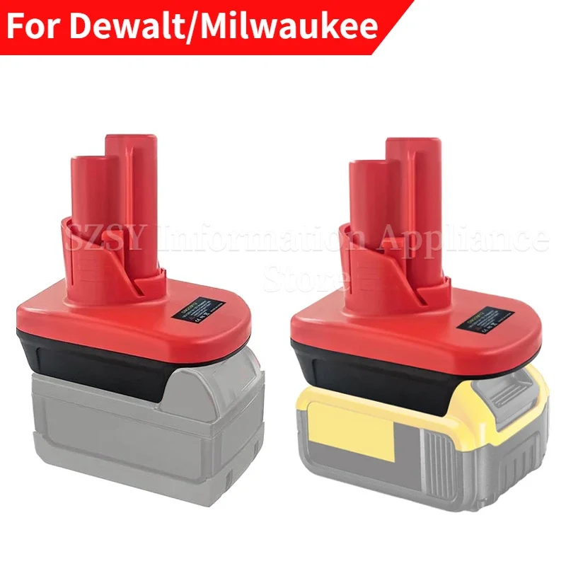 Batterij Adapter Voor Dewalt/Milwaukee 18V 20V Lithium Batterij Converter Voor Milwaukee M-12 12V Elektrisch Gereedschap Gebruik Converter