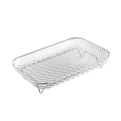 Enhanced Air Fryer Accessories 3 - Layer Stackable Dehydrator Grill Rack (1 layer)