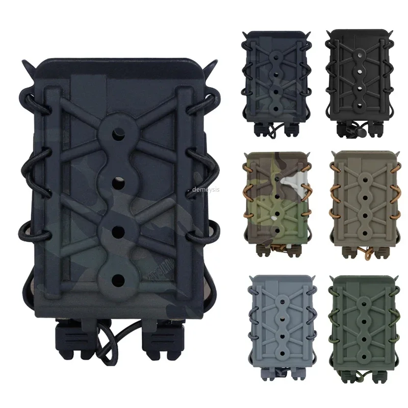 Tactical Magazine Pouches 5.56mm 7.62mm Molle Belt Fast Attach Ammo Carrier Case Mag Pouch