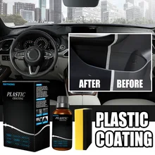 

Automotive Interior Auto & Leather Renovated Coating Paste Maintenance Supplies Plastic Parts refresh car surface 50ml
