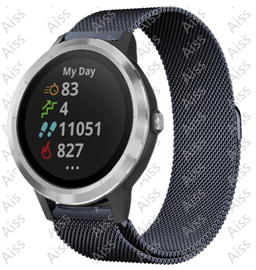 Milanese Loop Smartwatch Wristband Bracelet - 20mm/22mm Strap