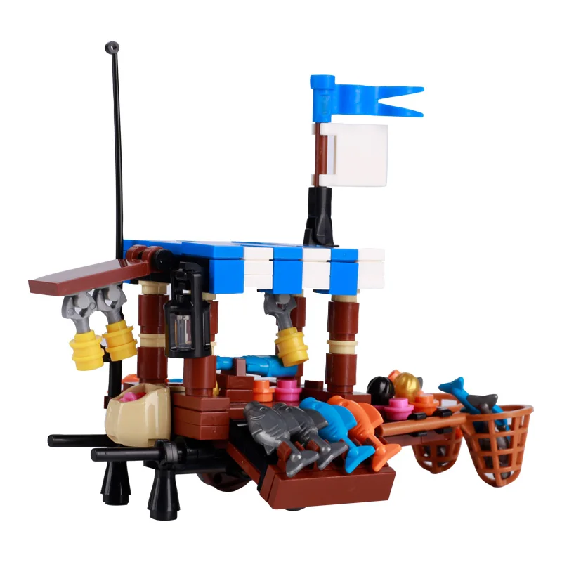 Set 5 Carrelli Della Spesa In Miniatura – Mattoncini Compatibili Con Marchi Principali – Accessori Per Città E Supermercato