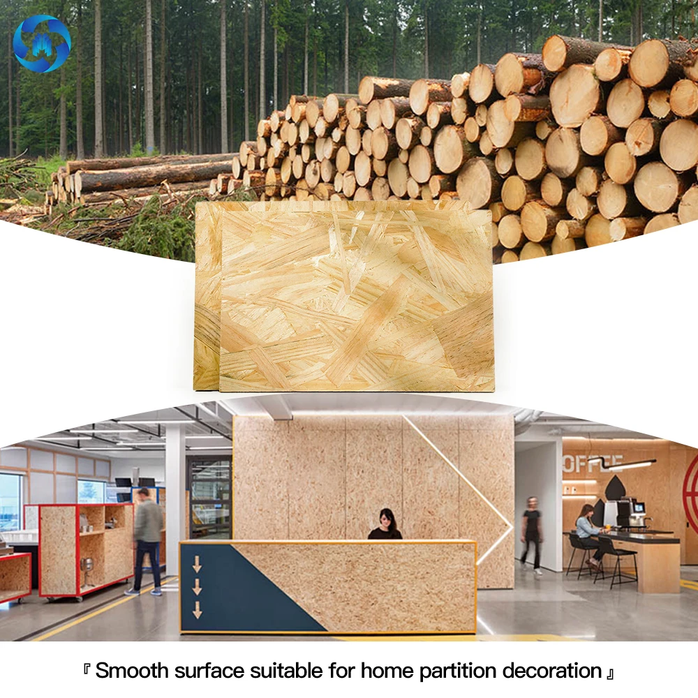 토포션 강력한 못 고정력 1220 * 2440 OSB 3 22mm 8x4 시트 18mm OSB3 OSB4 목재 파티클보드