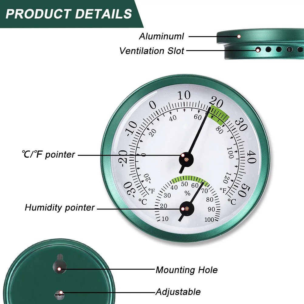Фото 2 в 1, термометр-гигрометр для дома и офиса №3