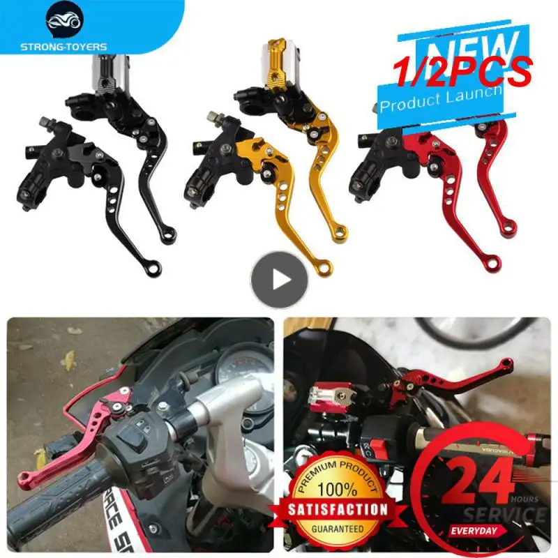 

1/2 шт. запасные части для мотоцикла, передний гидравлический тормоз, главный верхний насос, CNC алюминиевый сплав, ручка сцепления