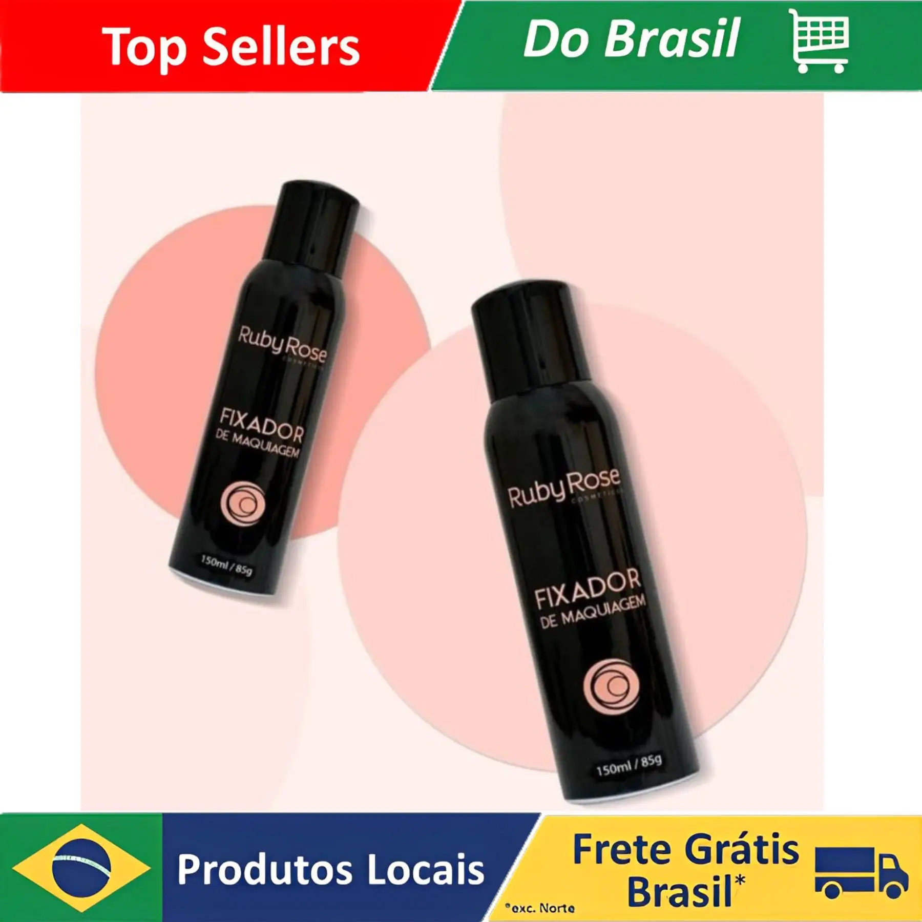 Fixador De Maquiagem, Ruby Rose, HB-312