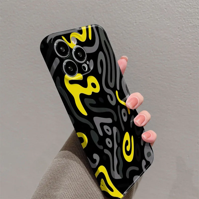 Abstract Graffiti Pattern Hard PC Back Cover Phone Case