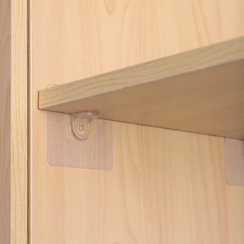 Shelf bracket adhesive nail self-adhesive wardrobe shelf bracket clip wall hanging partition non punching strong