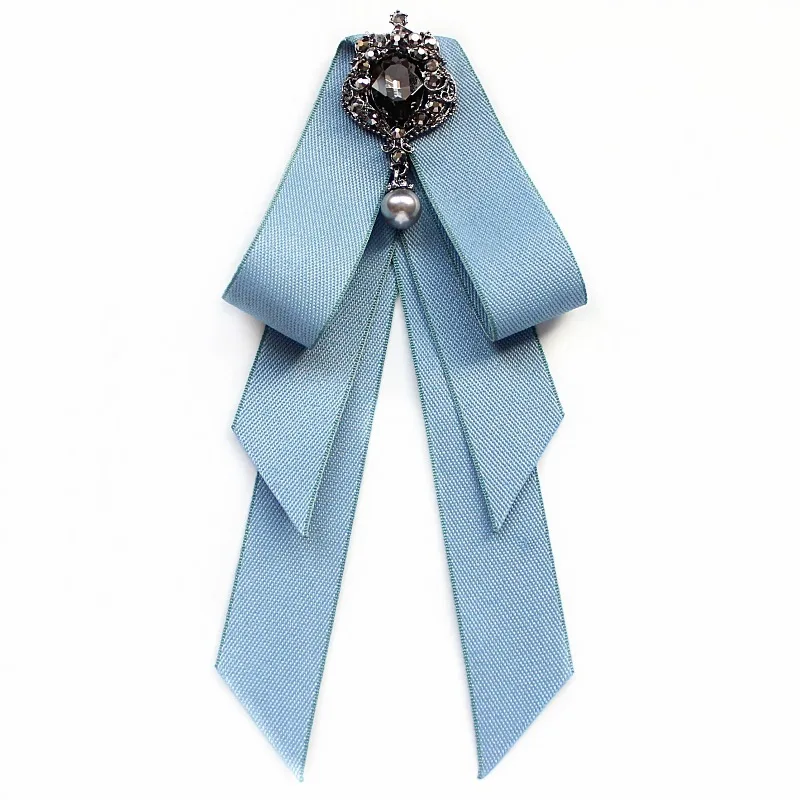 Bow Tie Vintage Bow Tie Cameo Ladies Head Diamond Ribbon Tassel Brooch Chic Girls Elegant Jewelry Collar Pin For Men