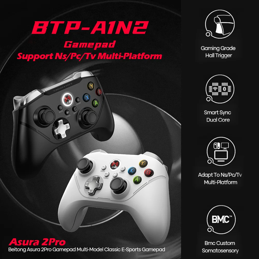  Betop  е Beitong Asura 2Pro   Ʈѷ 2.4G   ̽ƽ PC  ȵ̵ TV ġ, е 