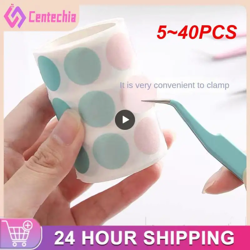 

5~40PCS Portable For Nail Stickers Tweezer Manicure Accessories Multifunctional Plier Elbow/straight End Stainless Steel Clip