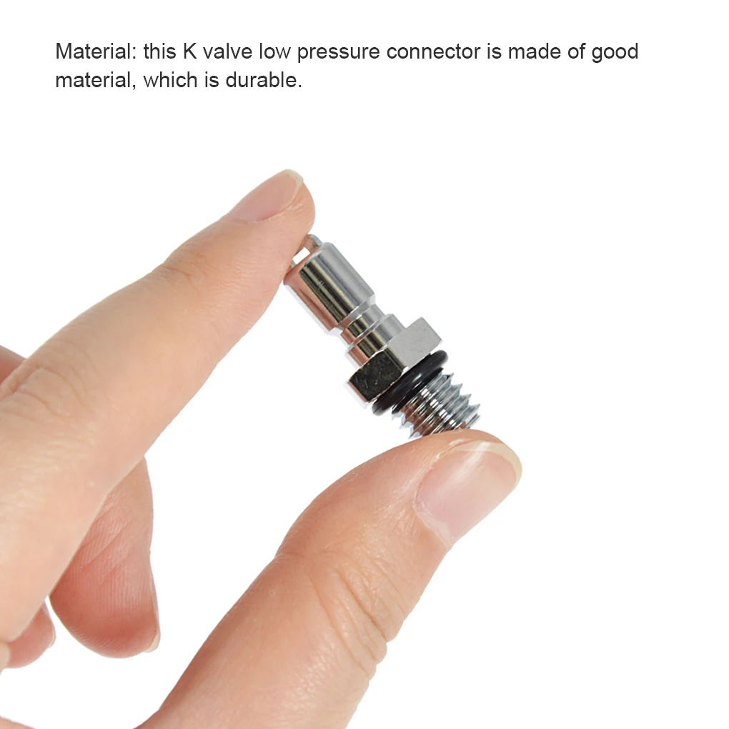 Diving Exhaust Valve Adapter BCD Power Lightweight Low Pressure Supply Inflation Head Replacement Portable Converter