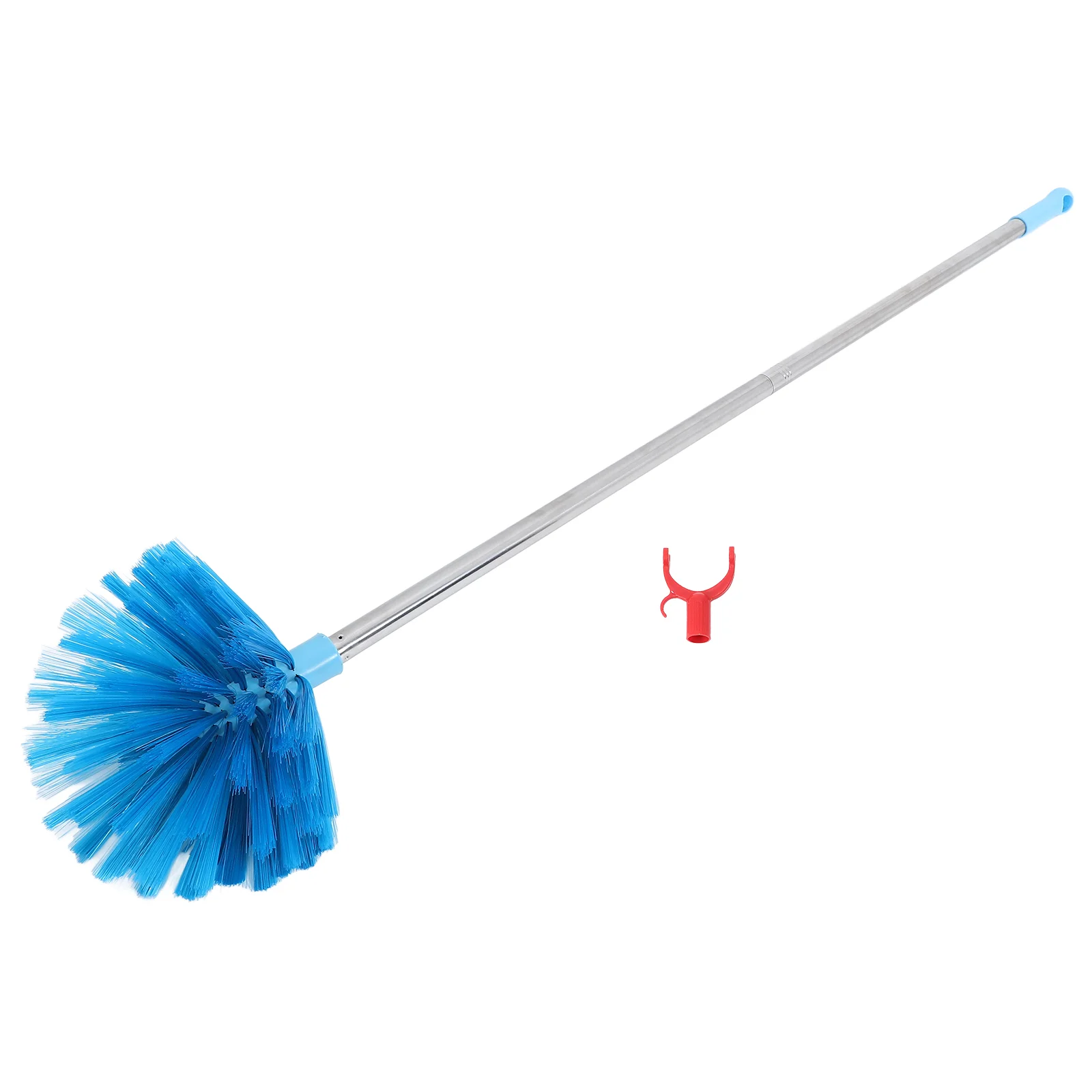 

Telescopic Dust Brush Broom Fan Cobweb Remover Duster with Extension Pole Spider Cleaner Plastic Dusting for Ceiling