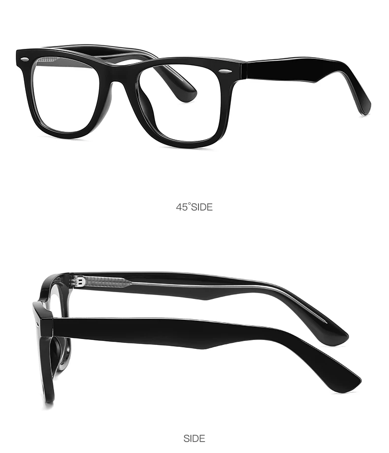 Noir - Dioptrie -3,00 - Lunettes myopes sans monture pour hommes et