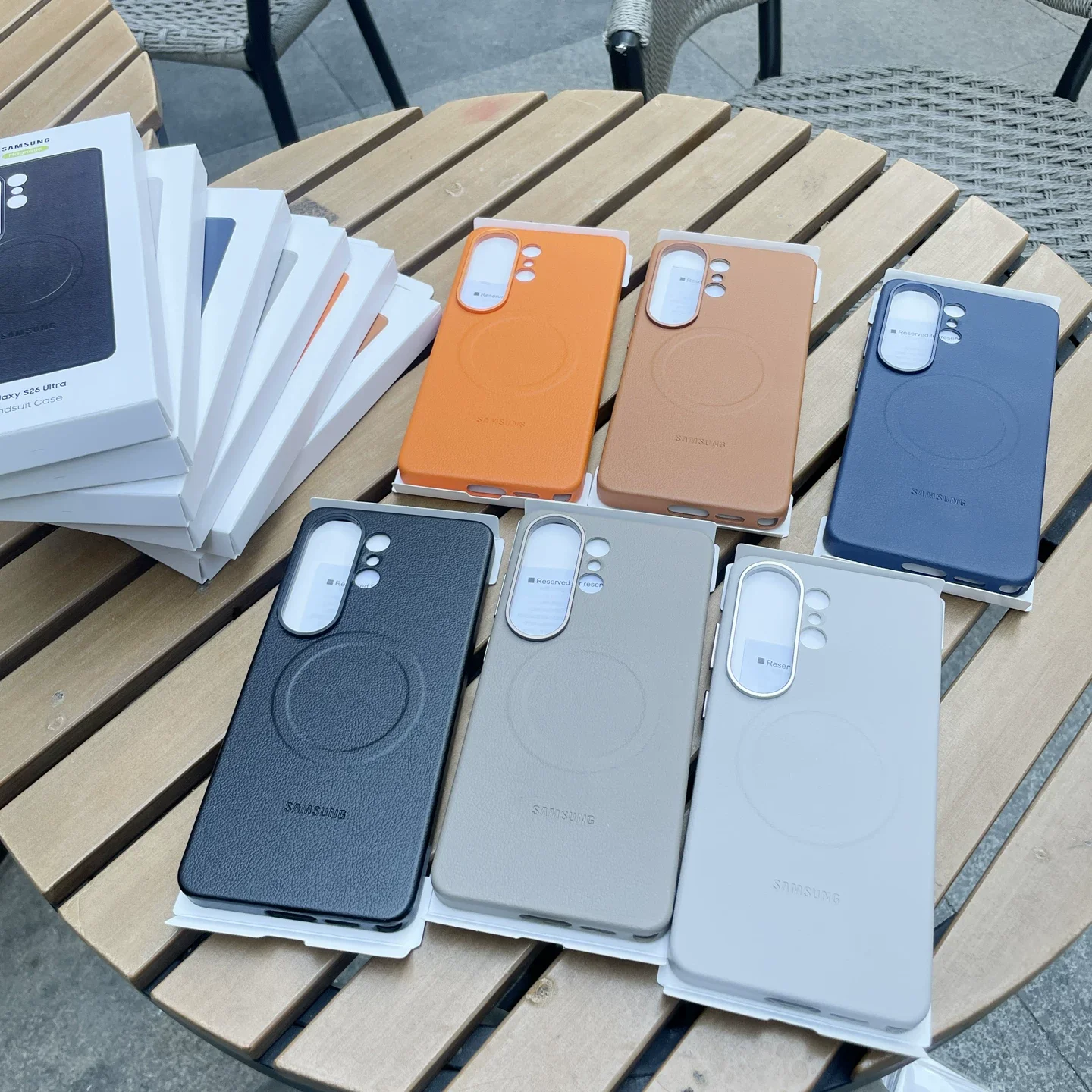 Leather Magnetic Phone Case with Matte Lens Protection