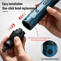 Mini tournevis électrique multifonction 4-en-1 rechargeable avec réglage, perceuse, outils de démontage et de réparation de couple 2