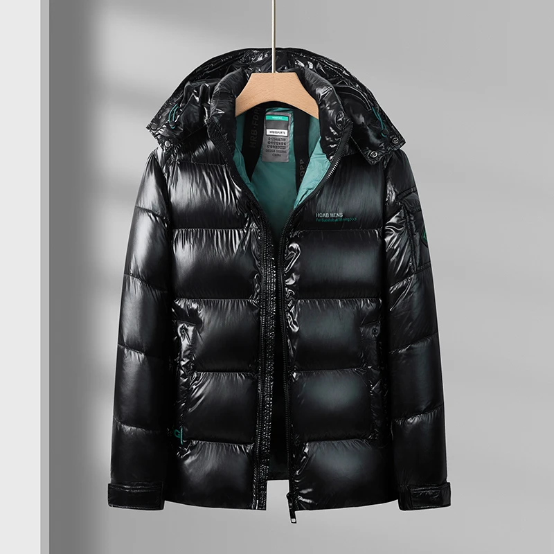 Lässige, helle, mit Kapuze und Baumwolle gefütterte Jacken 2025, Winter-Streetwear, warme und winddichte, lockere Parkas, dicke Top-Mäntel für Jugendliche – Detail 3