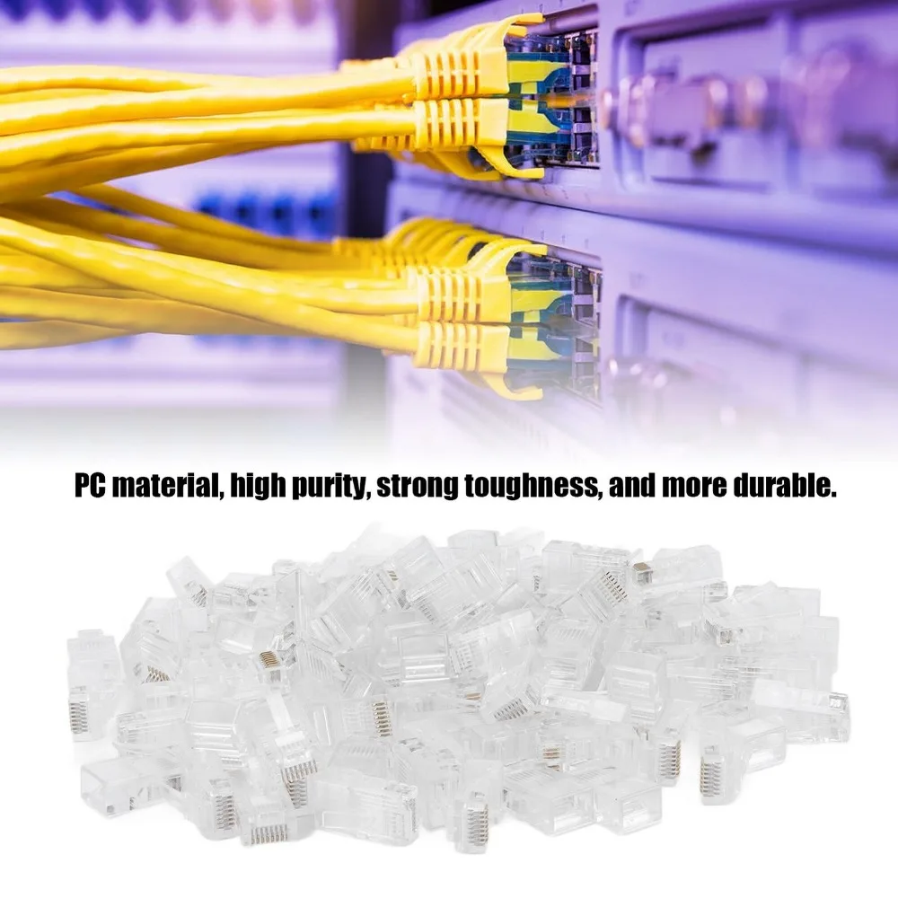 고속 인터넷 연결을 위한 필수품: RJ45 이더넷 케이블 모듈 플러그 세트