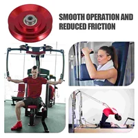 Aluminum Alloy Fitness Equipment Pulley Beaded Jump Rope Gym Accessory Wheel System 2