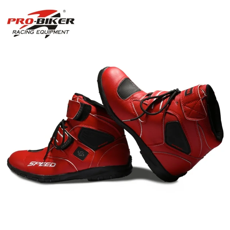 Soft Motorcycle Boots PRO boot biker waterproof SPEED Motorboats Men motocross boots Non-slip motorcycle shoes