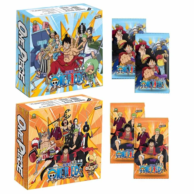 55Pcs/Box ONE PIECE Gold foil card Anime Luffy Zoro Shanks Trading Proxy  Collection Card for Children Gift Toys - AliExpress