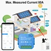Tuya Smart Life ZigBee Bidirectional Energy Meter 2 Channel with 80A Clamp App Monitor Solar Export and Import Power AC100V/240V 2
