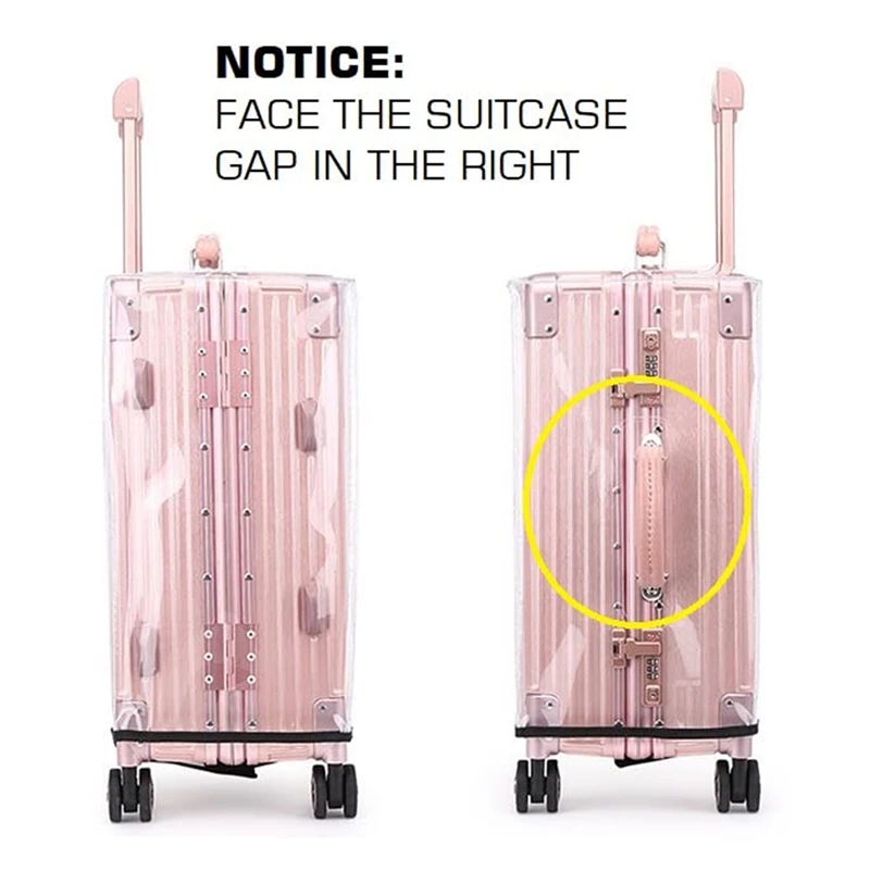 Luggage cover 18-30 Inch suitcase PVC cover protector waterproof dustproof sleeve
