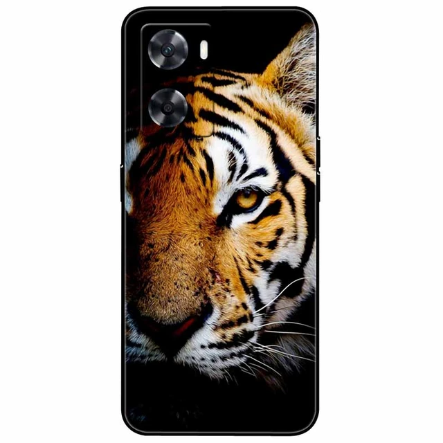 For Oppo A57s 4G Case A 57s Capa Silicone Painted Soft Black Cover for Oppo  A57e Cover 6.56'' 2022 TPU Coque Protective Cases