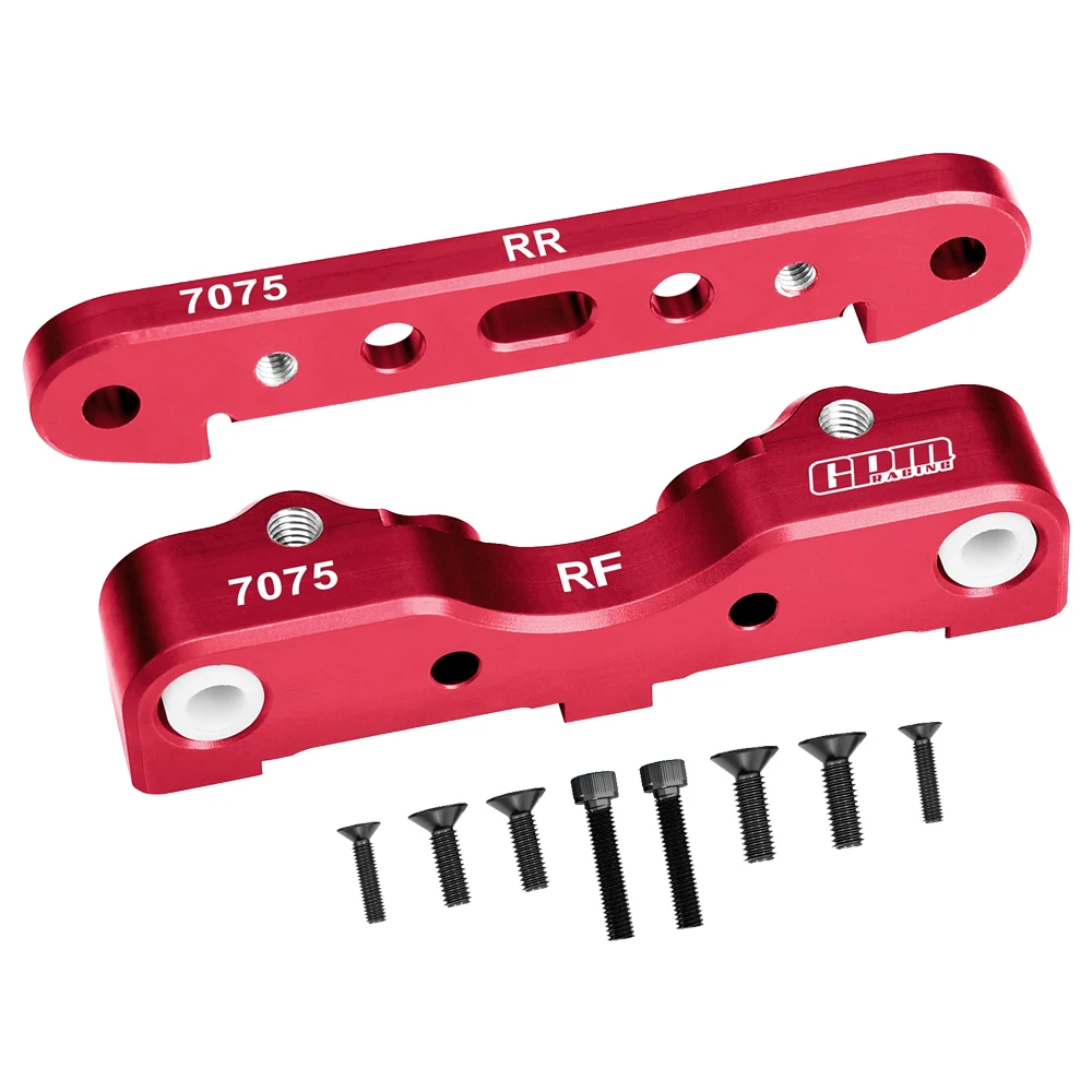 Bras de suspension en aluminium 7075 pour ARRMA 1/5 KRATON 8S, installé sur un essieu, illustrant la robustesse.