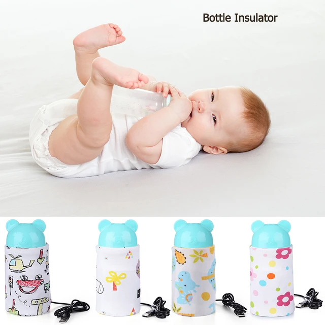 USB Outdoor Baby Feeding Milk Bottle Warmer Thermal Bag Low Voltage and Low Current Heating Heating Safety Baby Bottle Holder 2