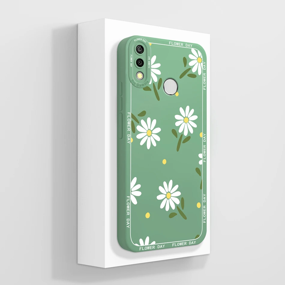 Oil Painting Liquid Silicone Back Cover Phone Case