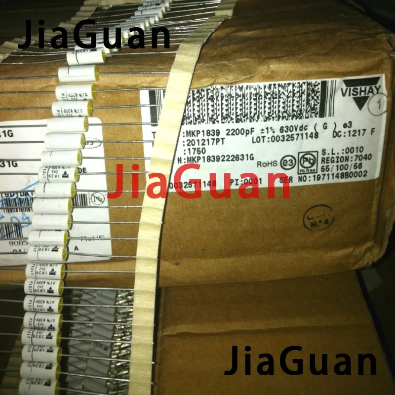

20PCS NEW VISHAY MKP1839 2200PF 630V 1% 5X10MM ERO axial film capacitor 222/630V HiFi audio 630v222 2N2