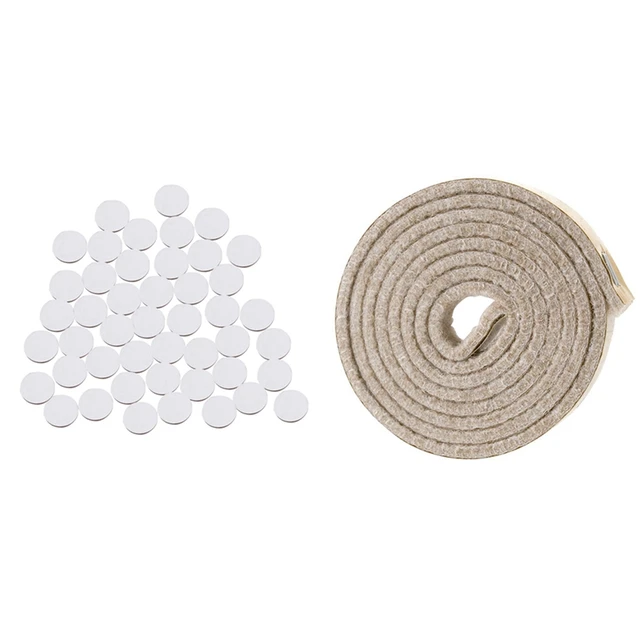 Heavy Duty Felt Pads: 48 Pieces