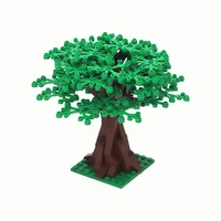 City MOC Street Lamp Building Block Lamp MOC Compatible with Bricks Halloween Bat Lamp Model Parts Bricks Toys 6