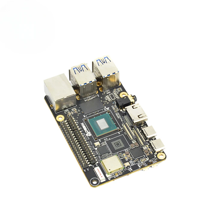 

DEBIX NXP iMX 8M Plus макетная Одиночная плата с двойным гигабитным Ethernet 2,4 ГГц и 5 ГГц Wi-Fi BT 5,0 USB 3,0 PCIe