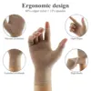 1 Pair Arthritis Gloves Compression Gloves Hand Wrist Support Pain Relief Arthritis Fingerless Glove for Hands Finger Joint 5