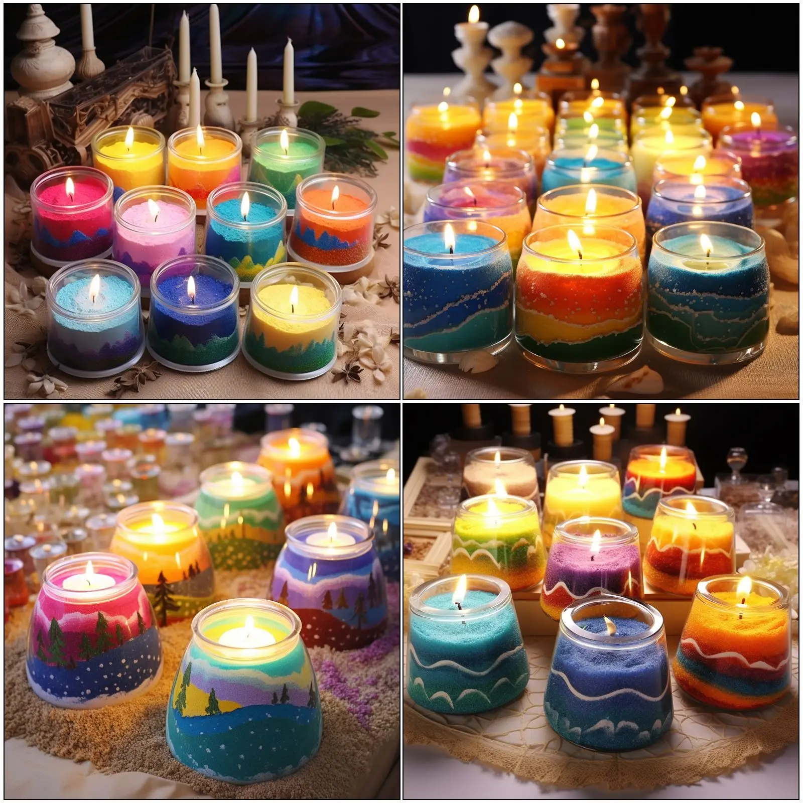 Sabbia Per Candele Mouldmaster - Granuli Di Cera Autoestingue, 1kg, Bianco, Senza Fusione