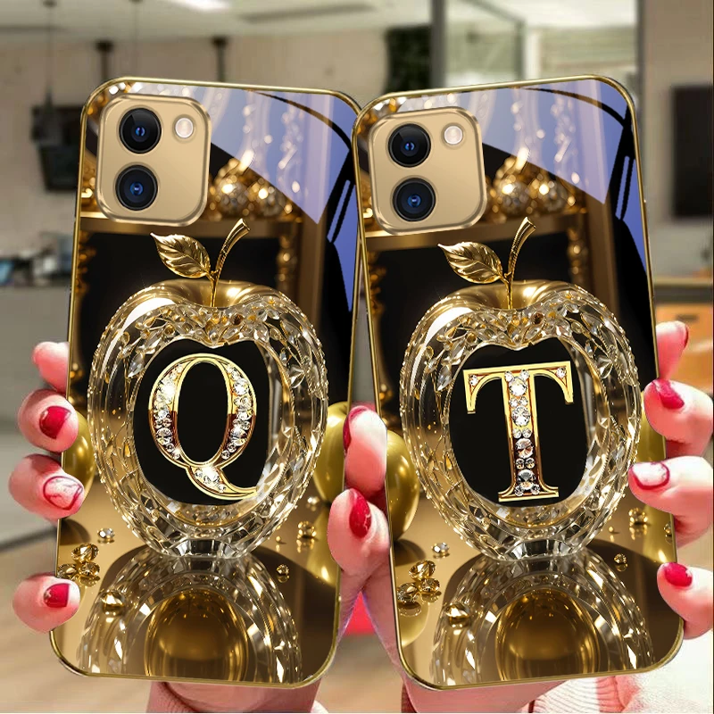 Luxurious Gold Glass Phone Case