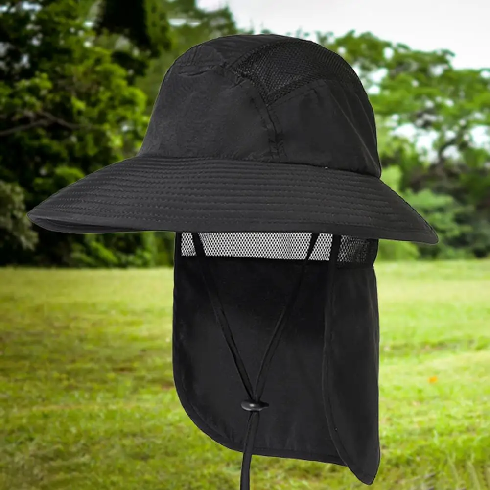 

Men Fishing Hat Practical Wide Brim Non-Fading Outdoor Sun Visor Caps Unisex Fishing Hat for Women