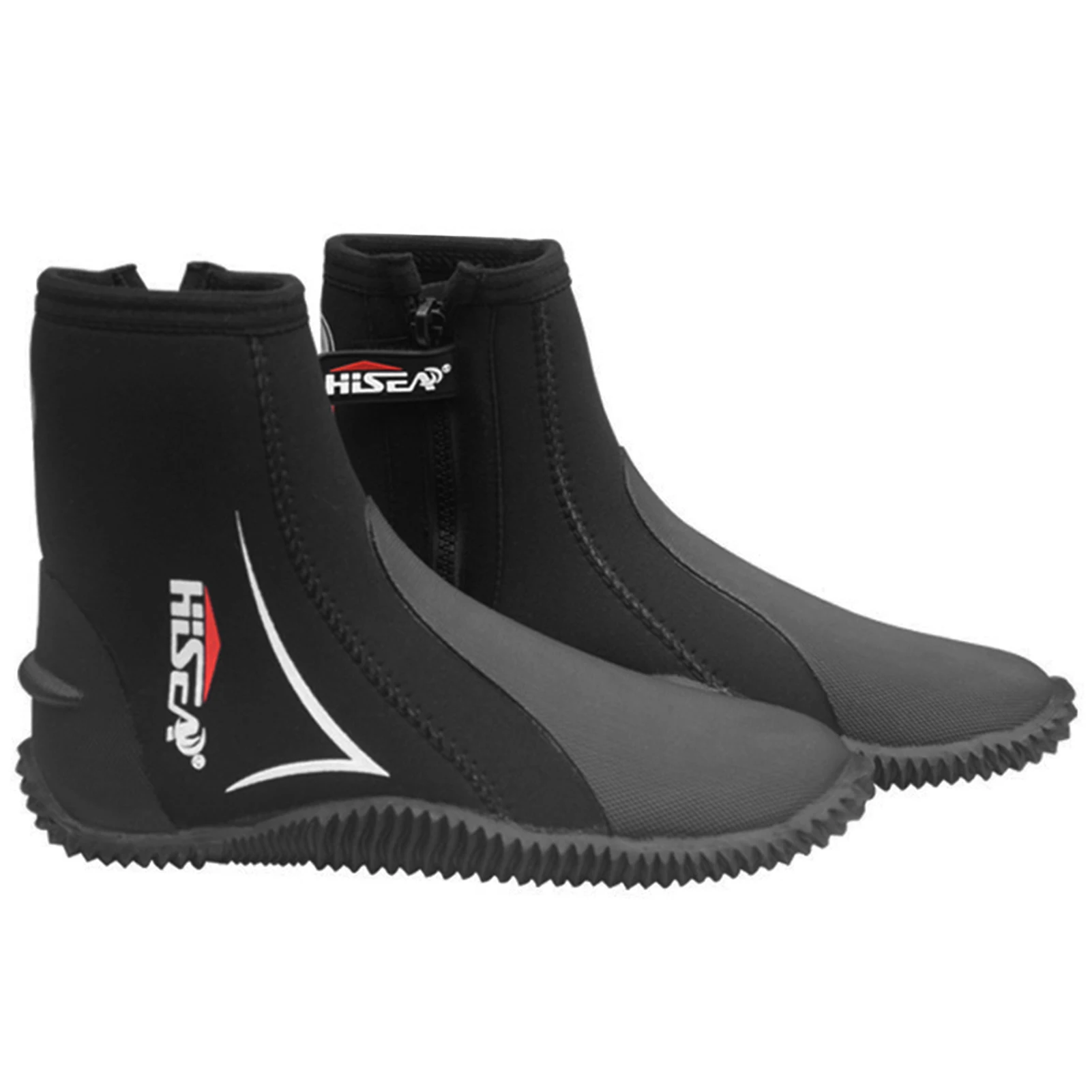 

5mm Neoprene Dive Boots Wetsuit Boots with Side Zipper for Men and Women Snorkeling Scuba Diving